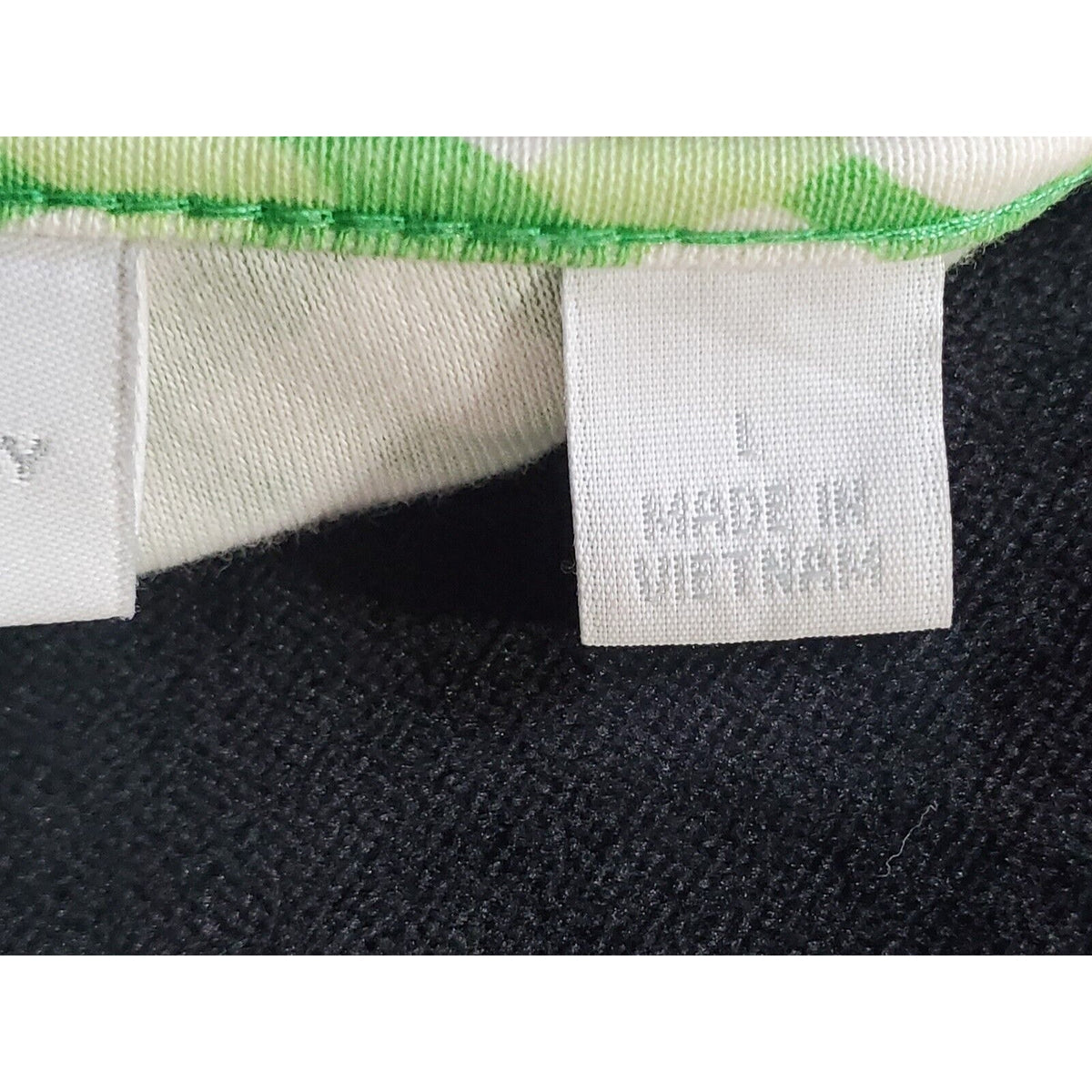 New York & Company Women Green Cotton Round Neck Sleeveless Knee Length Dress L