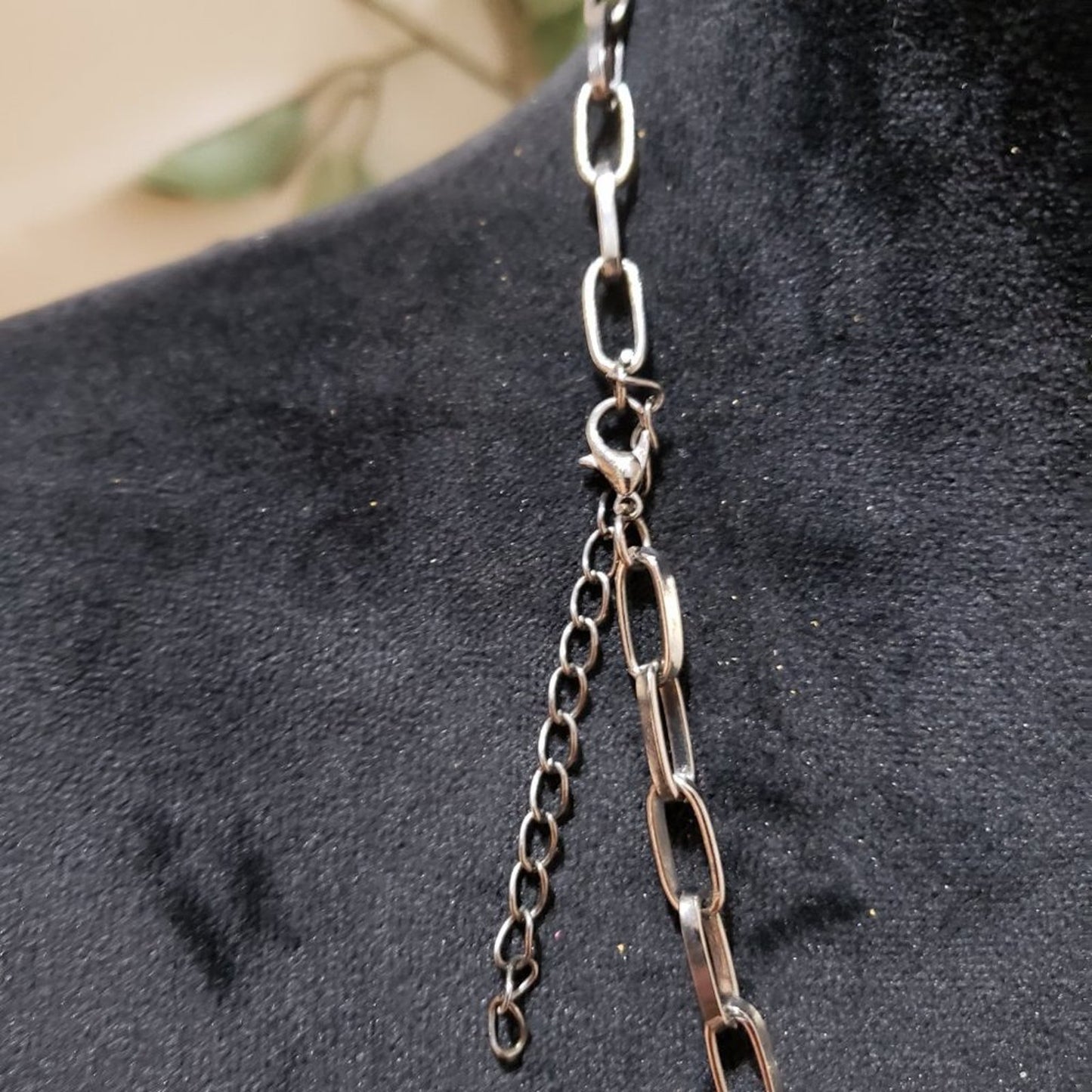Womens Fashion Silver Tone Box Chain Multi Strand Necklace with Lobster Clasp