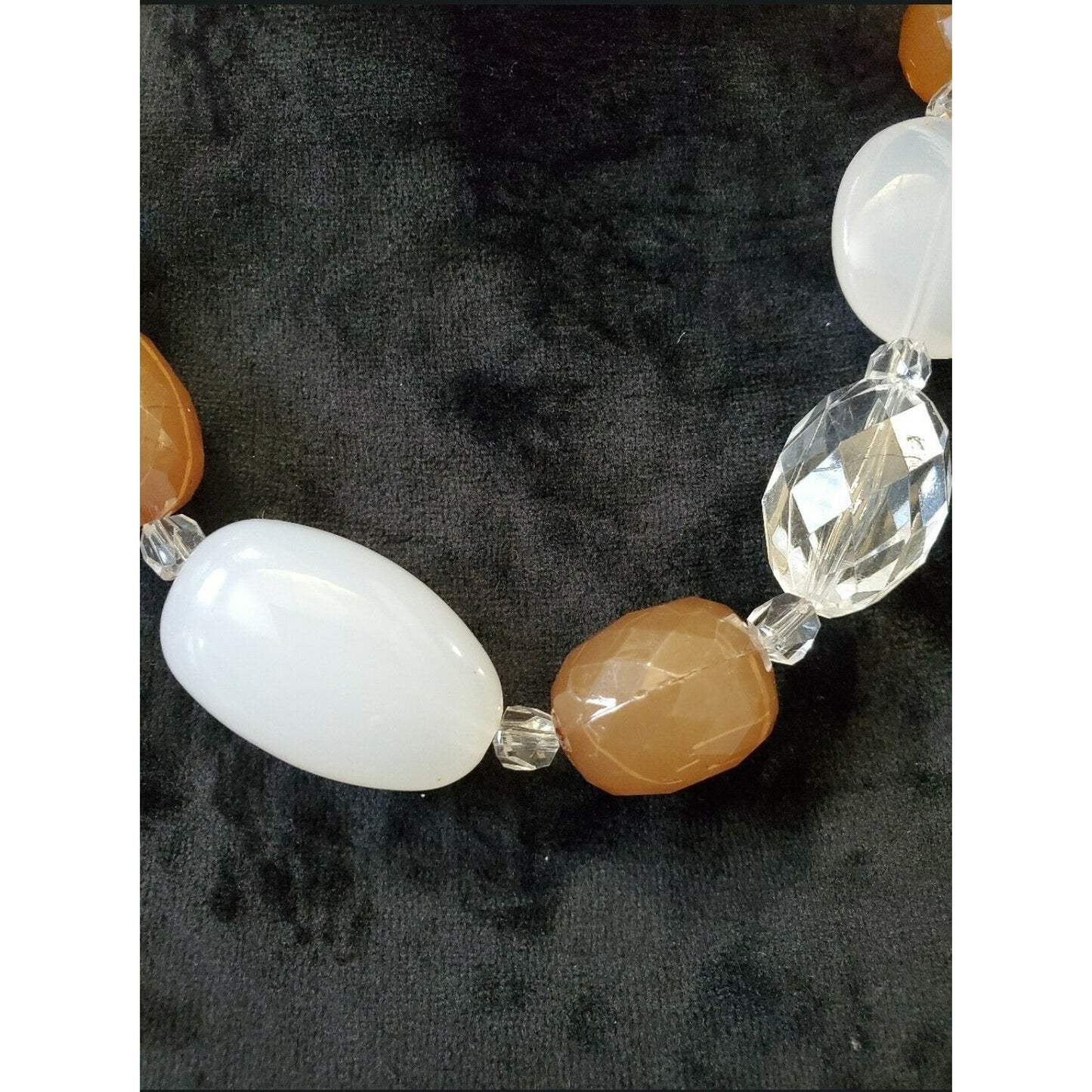 Women's Topaz and Clear Quartz Necklace