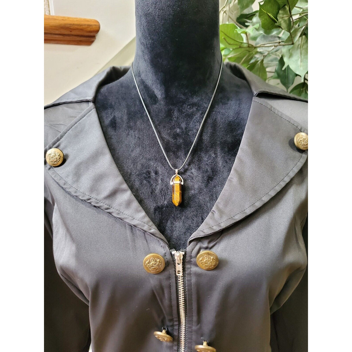 Dominion Women Black Long Sleeve Casual Front Full Zipper Jacket Blazer Size XL
