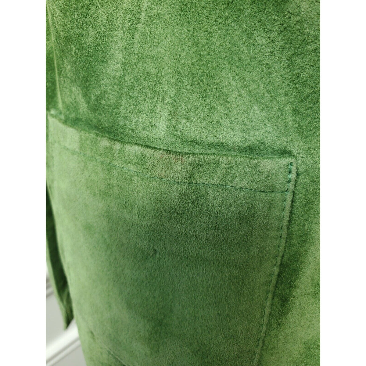 INC International Concepts Womens Green Cotton Casual Front Jacket Size Medium