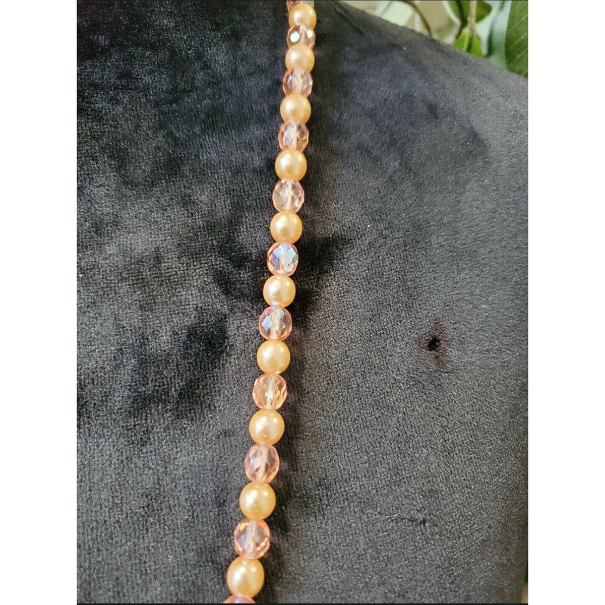 Women's Multicolor Moonstone with Crystal Accent Necklace