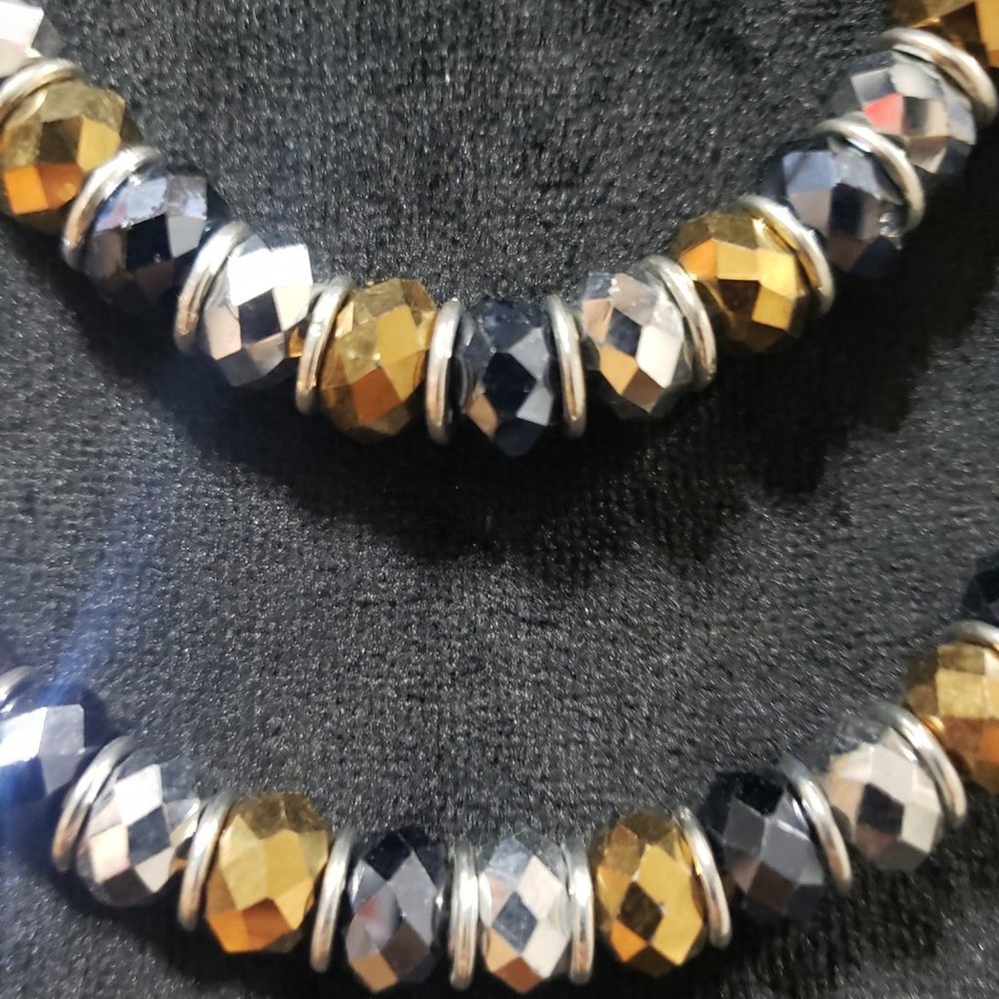 Womens Fashions Multicolor Acrylic Beaded Collar Necklace with Lobster Clasp