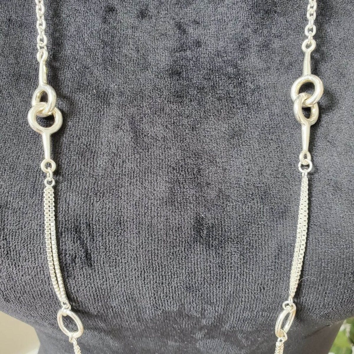 Alfani Women's  Silver And Gold Tone Chain with Lobster Clasp Necklace