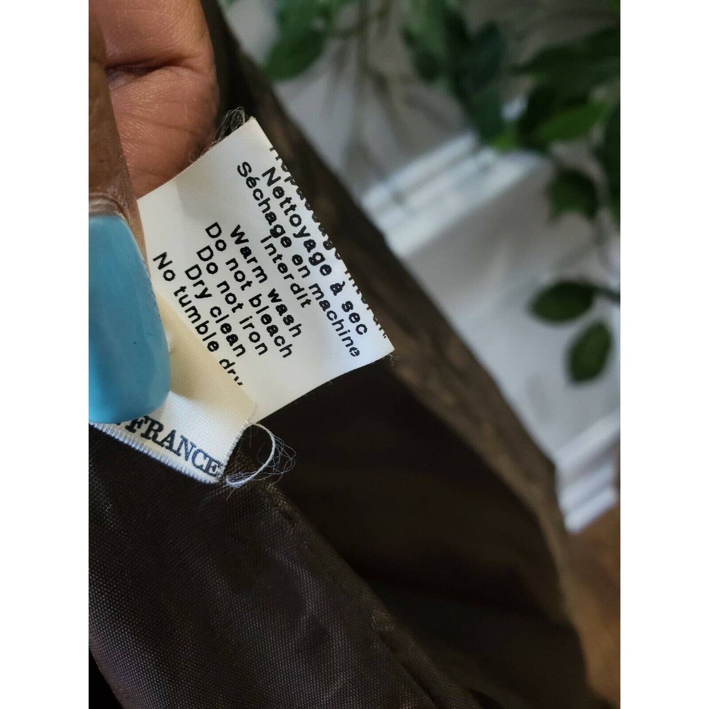 Vintage Serge Dana Brown Polyester Long Sleeve Single Breasted Fitted Blazer 40