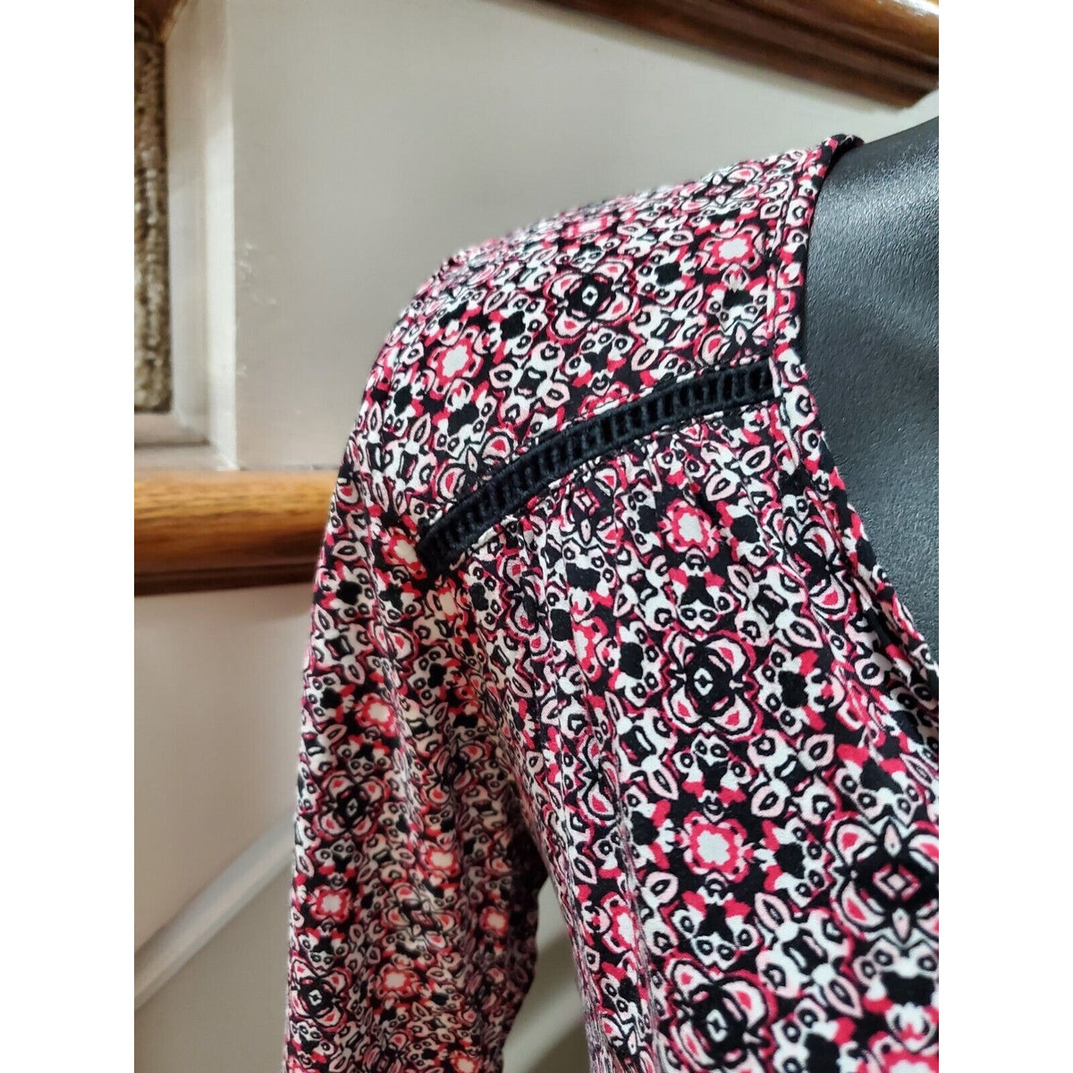 Gap Women Multicolor Rayon Sweetheart Neck Long Sleeve Casual Romper Size Small