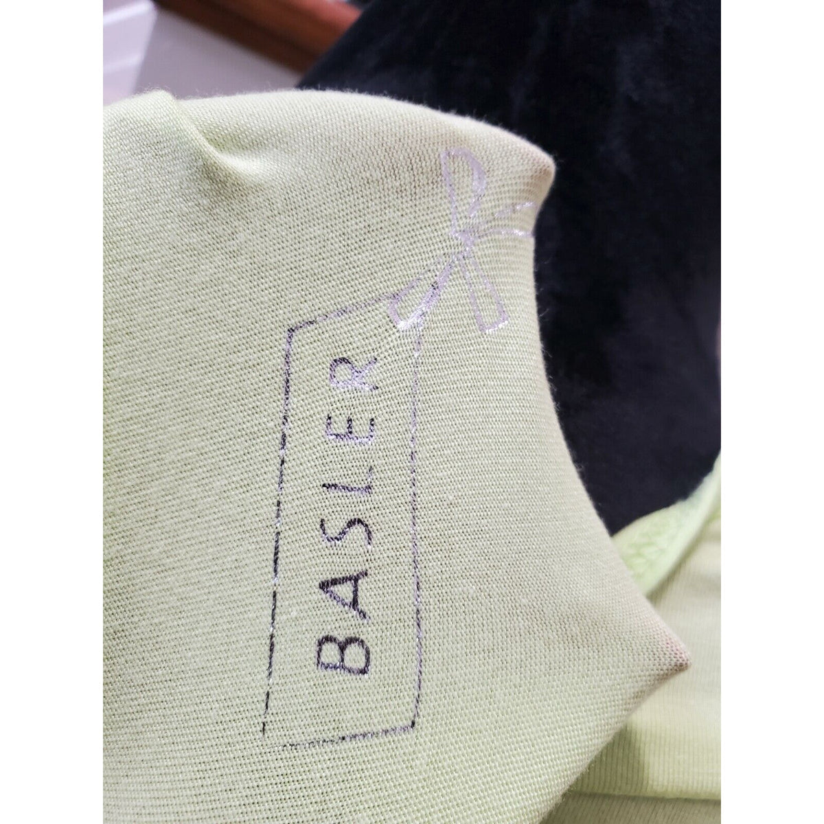 Bloomingdale's Basler Women's Green Polyester 3/4 Sleeve Round Neck T-Shirt 46
