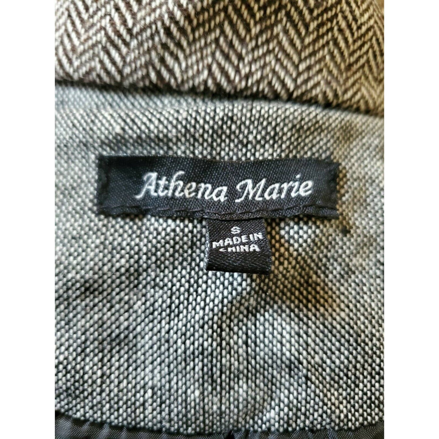 Athena Marie Blazer Wool Blend Blazer Womens Small