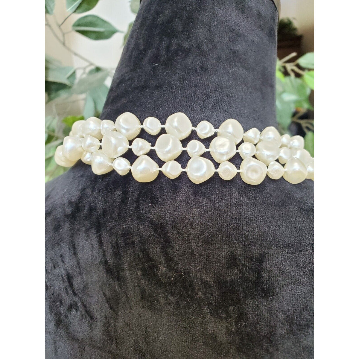 Extra Long White Beaded Pearl Fashion Jewelry Necklace