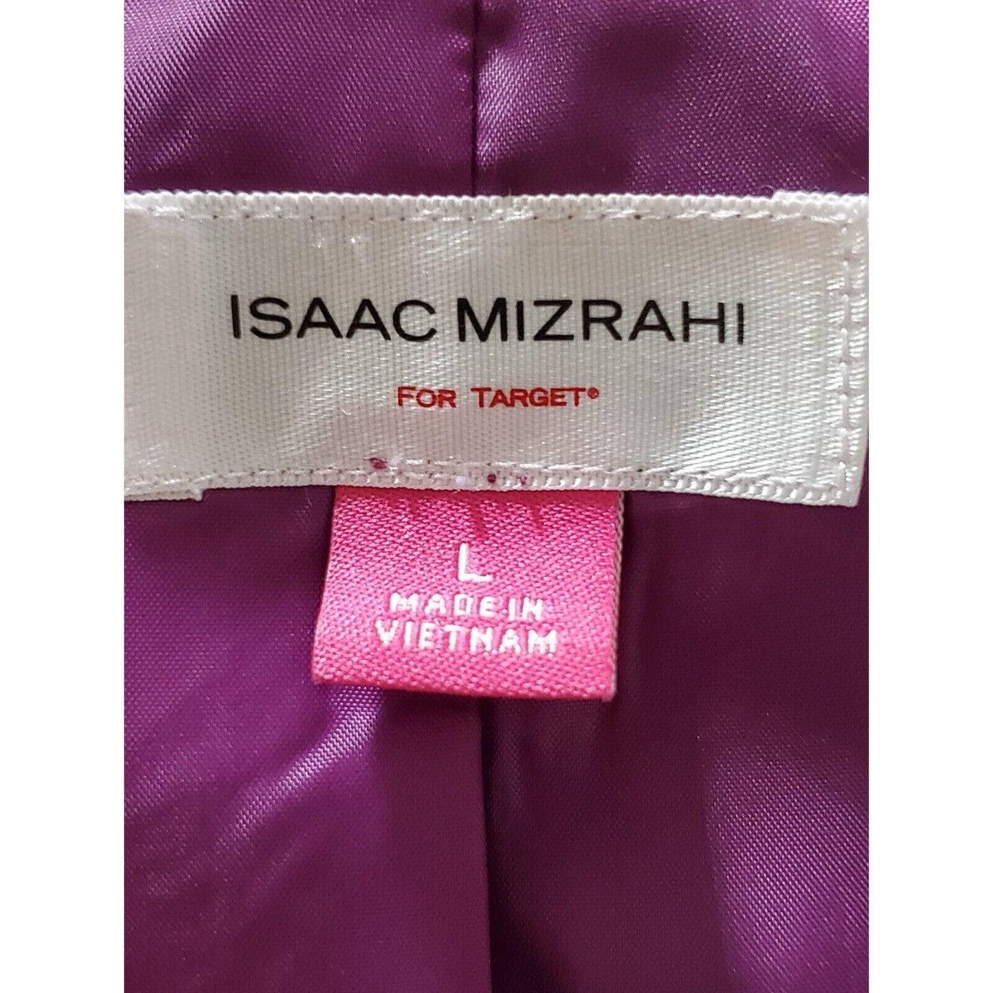 Isaac Mizrahi Women's Gray Polyester Single Breasted Jacket & Skirt 2 Pcs Suit L