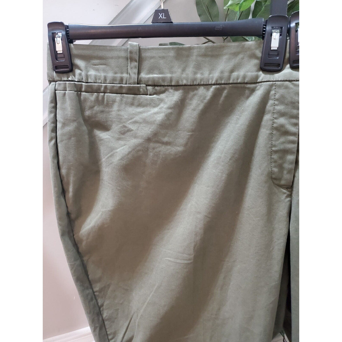 Lane Bryant The Allie Green High Rise Skinny Ankle Stretch Slacks Pants Size 26