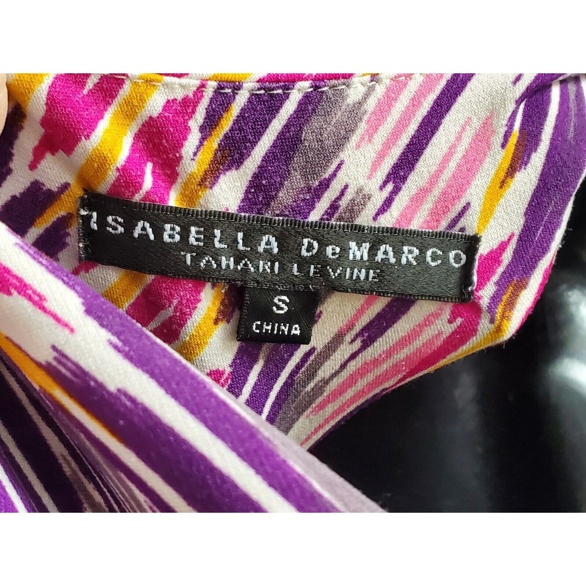 Isabella Demarco Women's Multicolor Scoop Neck Sleeveless Long Maxi Dress Small