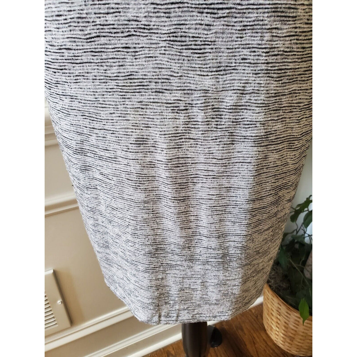J. Crew Women's Gray 100% Modal Scoop Neck Sleeveless Knee Length Dress Size S