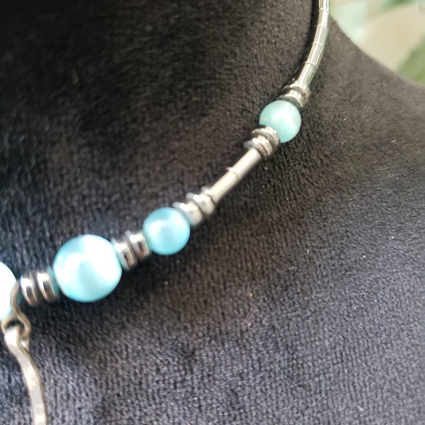 Womens Fashions Multicolor Turquoise Gemstone Bib Choker Necklace