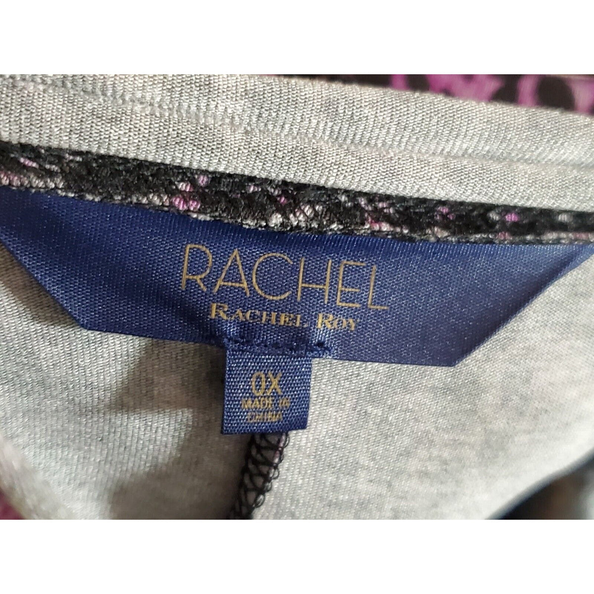 Rachel Roy Womens Purple Viscose Scoop Neck Sleeveless Long Maxi Dress Size 0X