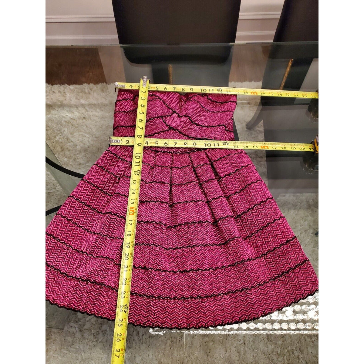 Blvd Collection Women Purple Polyester Off The Shoulder Knee Length Dress Size S