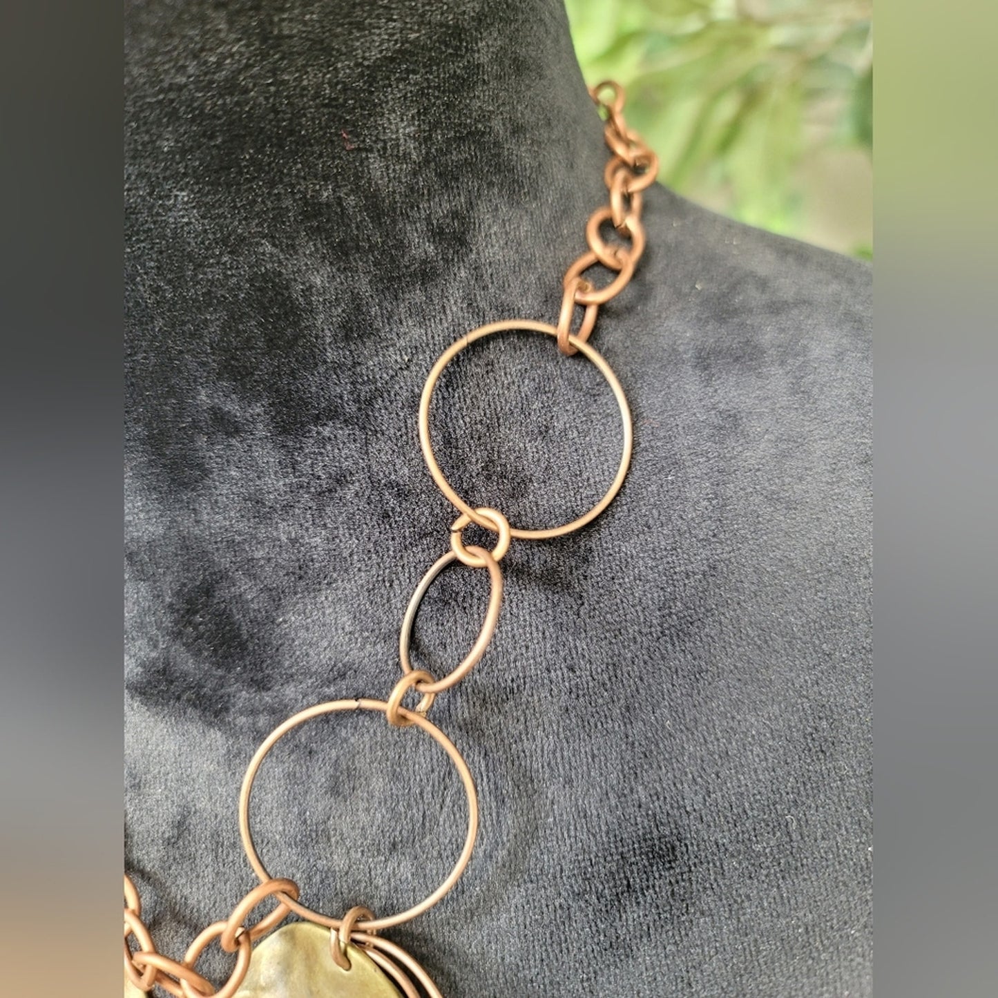 Multicolored Metal Fashion Necklace