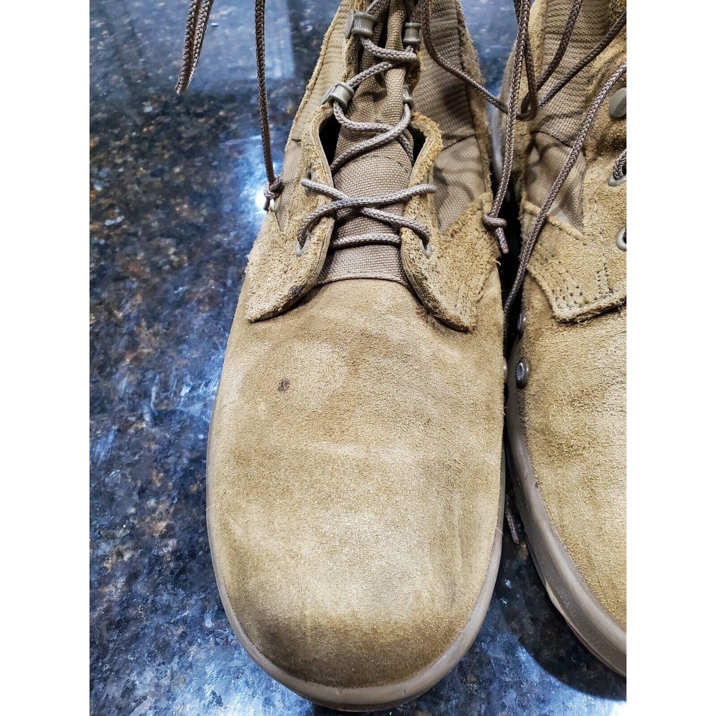 Vibram Brown High Top Safety Toe Ultra-light Combat Boots Military Boots Size 9