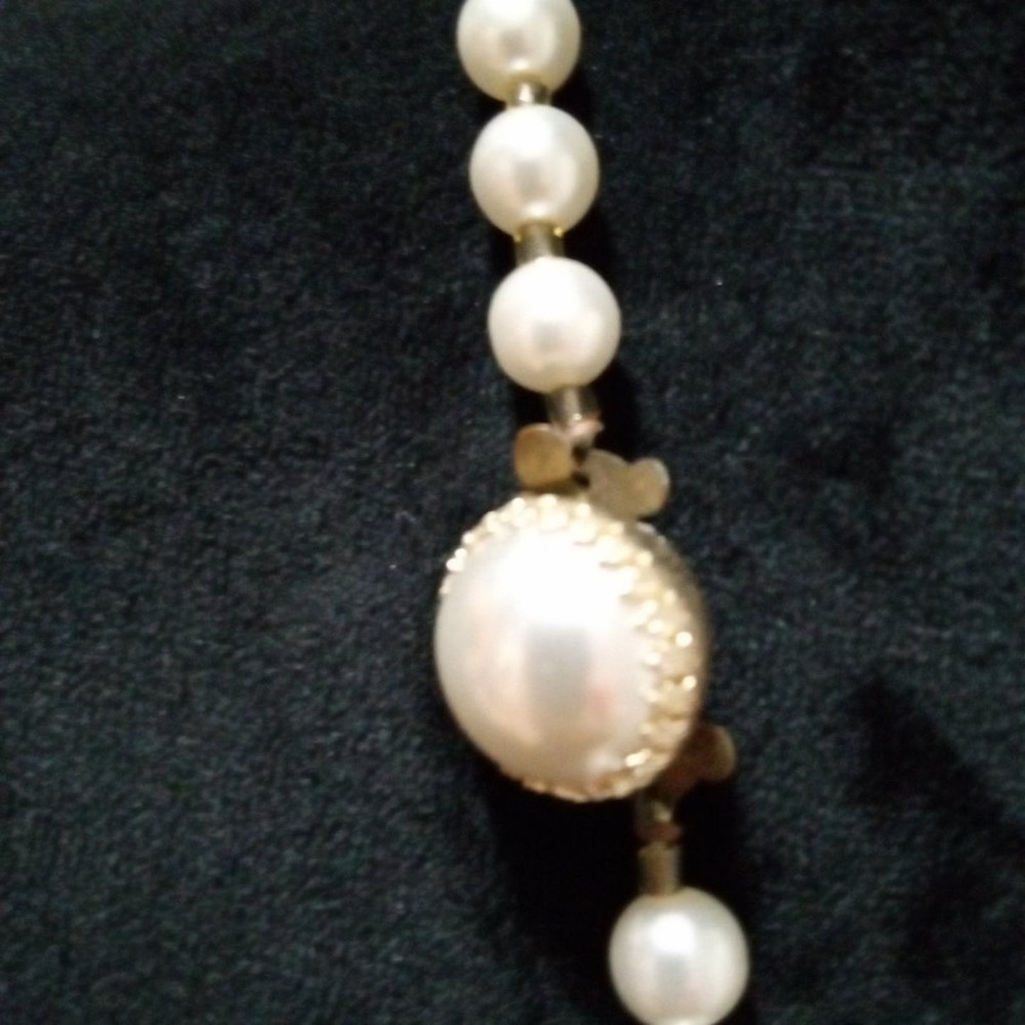 Womens Fashion White & Yellow Freshwater Pearl Beaded Fringe Collar Necklace