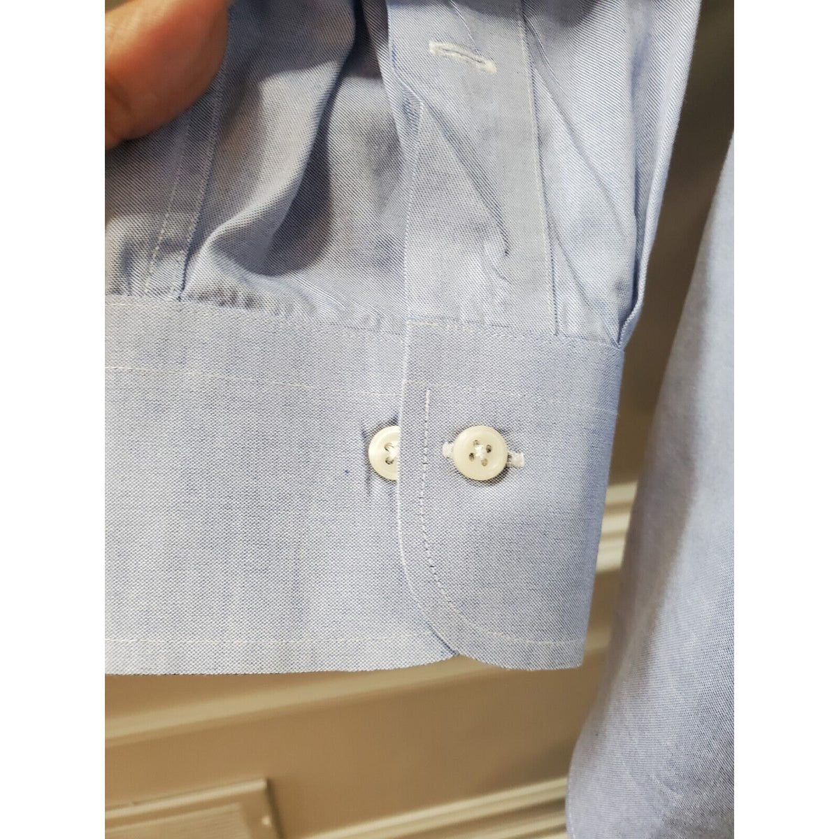 Lauren Ralph Lauren Men's Blue Cotton Classic Fit Button Down Casual Shirt XL