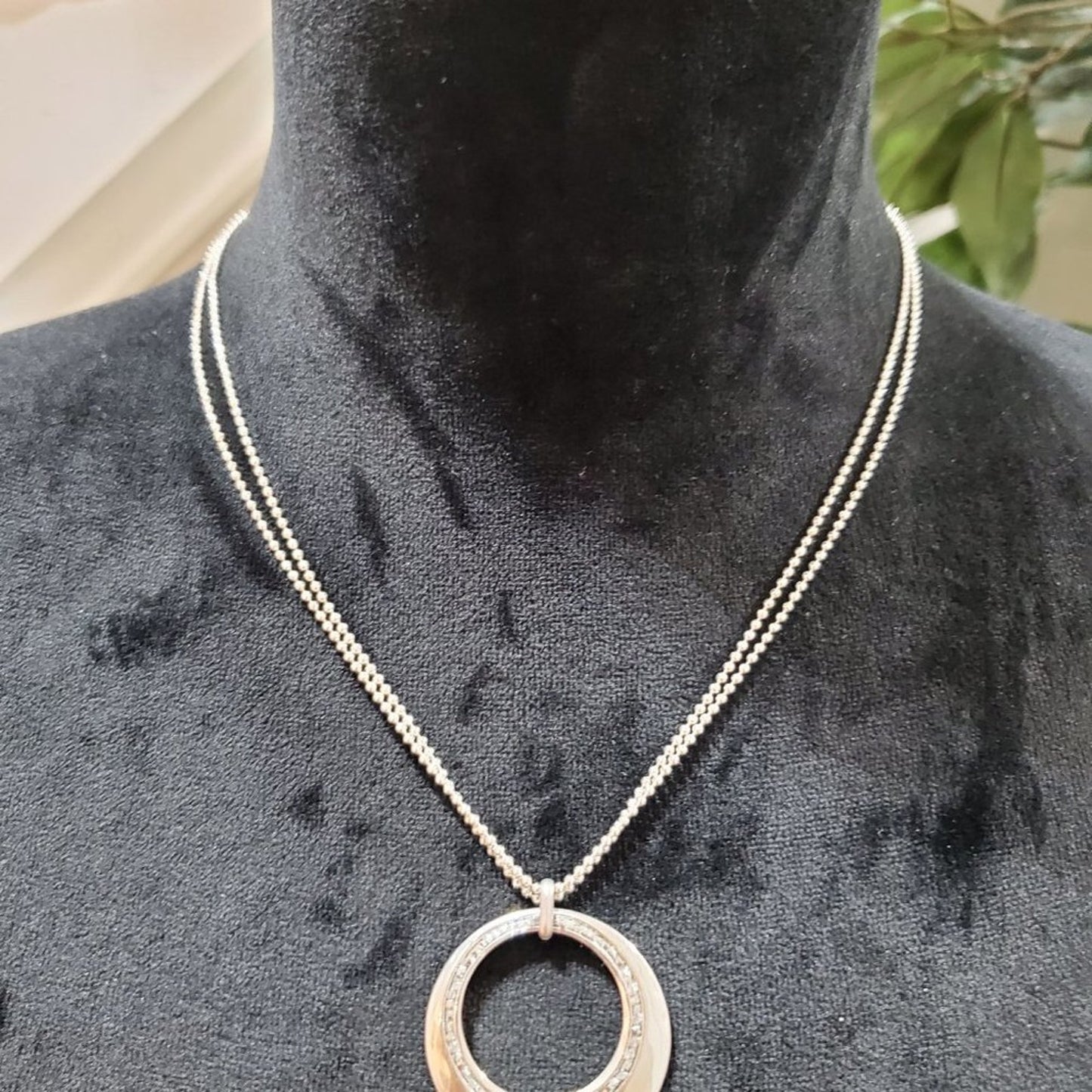 Women's Gold Round Decor Link Chain Fashion Jewelry Necklace