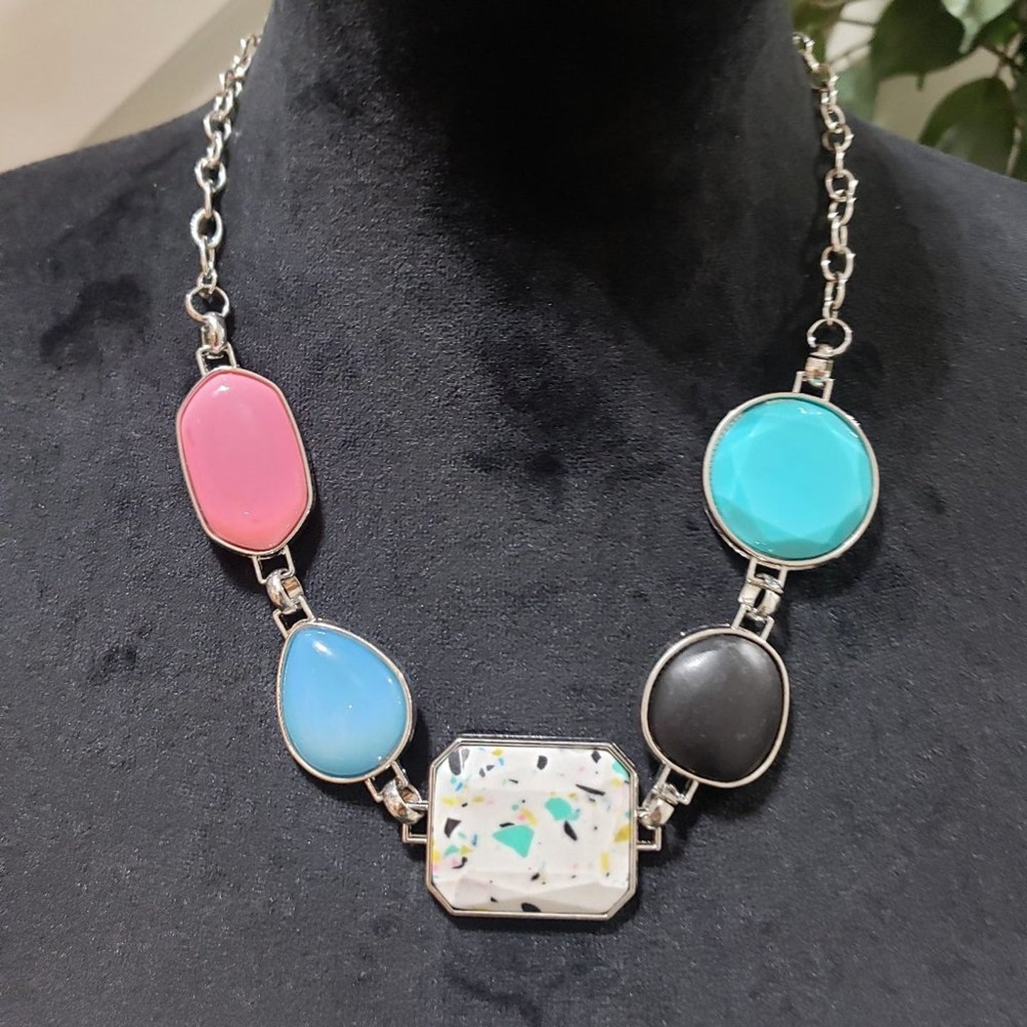 Womens Let The Adventure Begin Multicolor Beaded Necklace