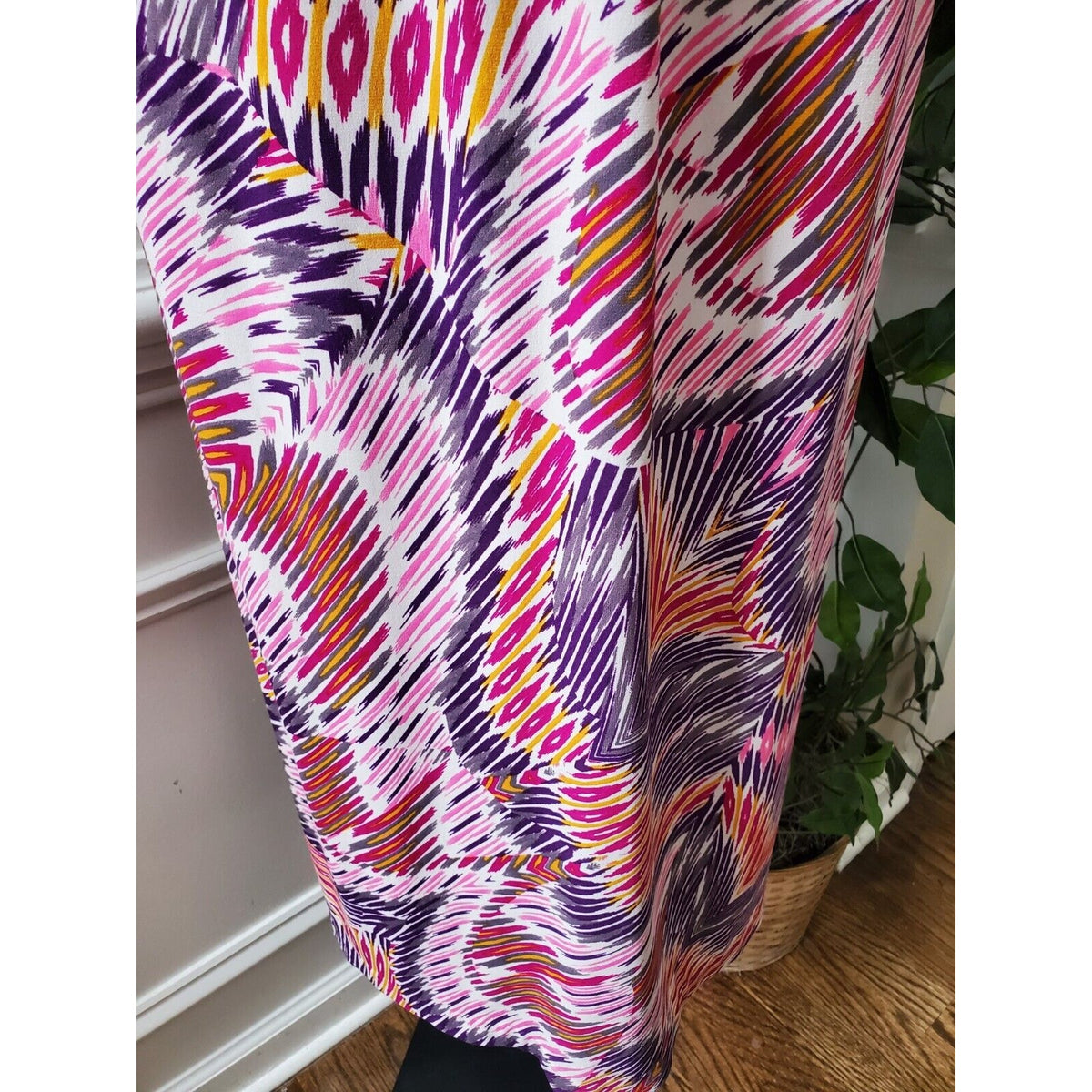 Isabella Demarco Women's Multicolor Scoop Neck Sleeveless Long Maxi Dress Small
