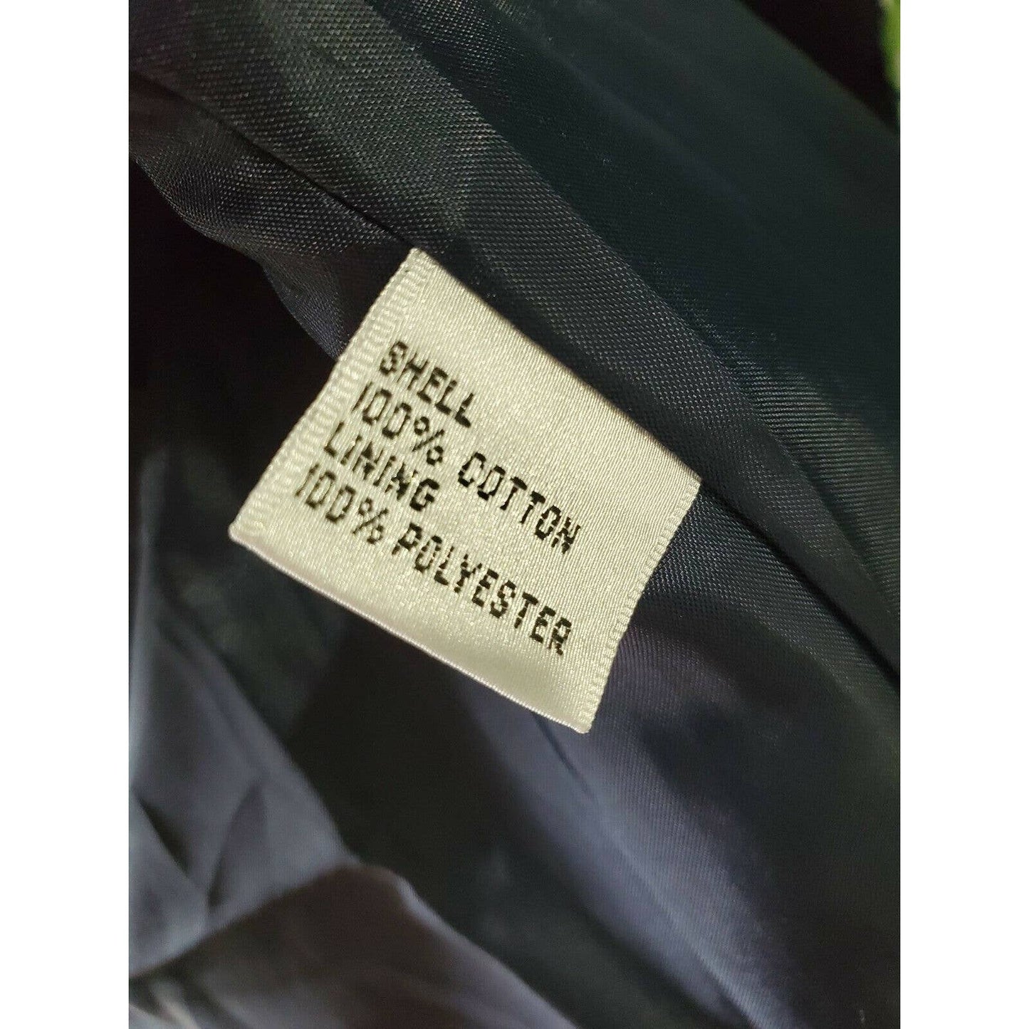 Talbots Women's Blue 100% Cotton Long Sleeve Front Buttons Fitted Blazer Size 4