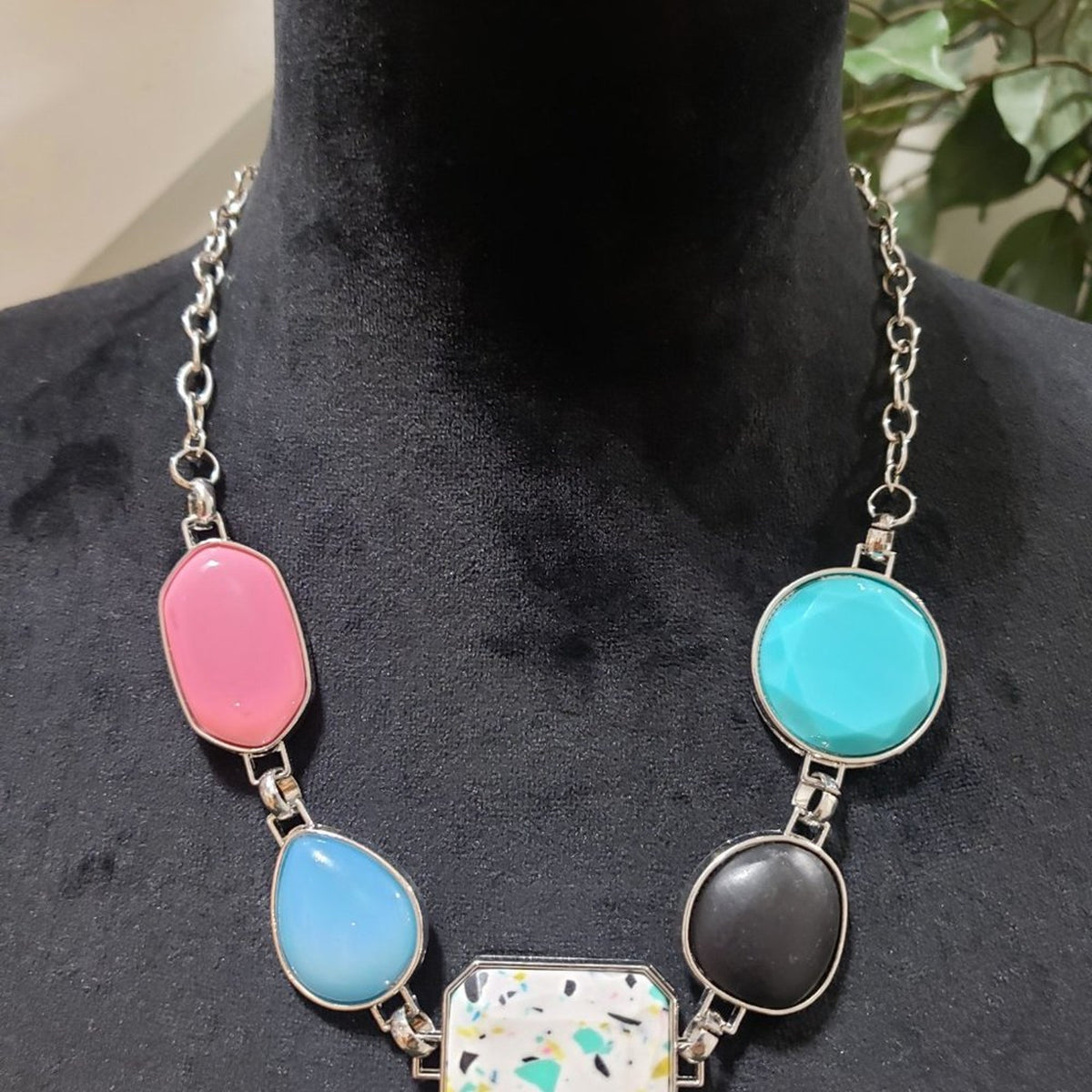 Womens Let The Adventure Begin Multicolor Beaded Necklace