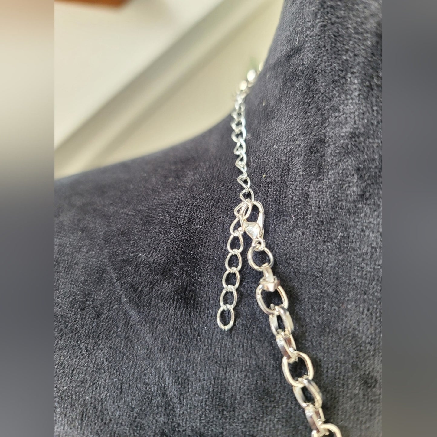 Green and Silver Fashion Necklace