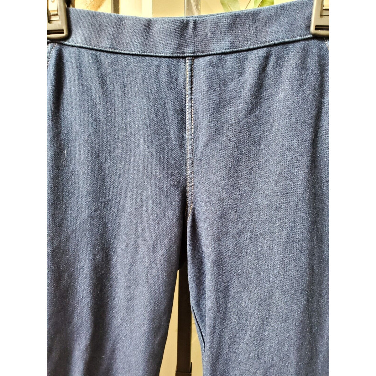 Nordstrom Womens Blue Denim Cotton Comfort Waist Leggings Jeans Pant Size Medium