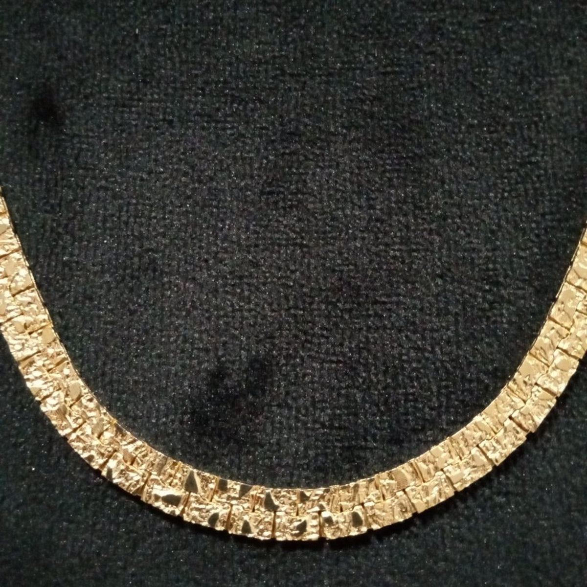 Womens Modern Fashion Elegant Chunky Gold Tone Chain Collar Necklace