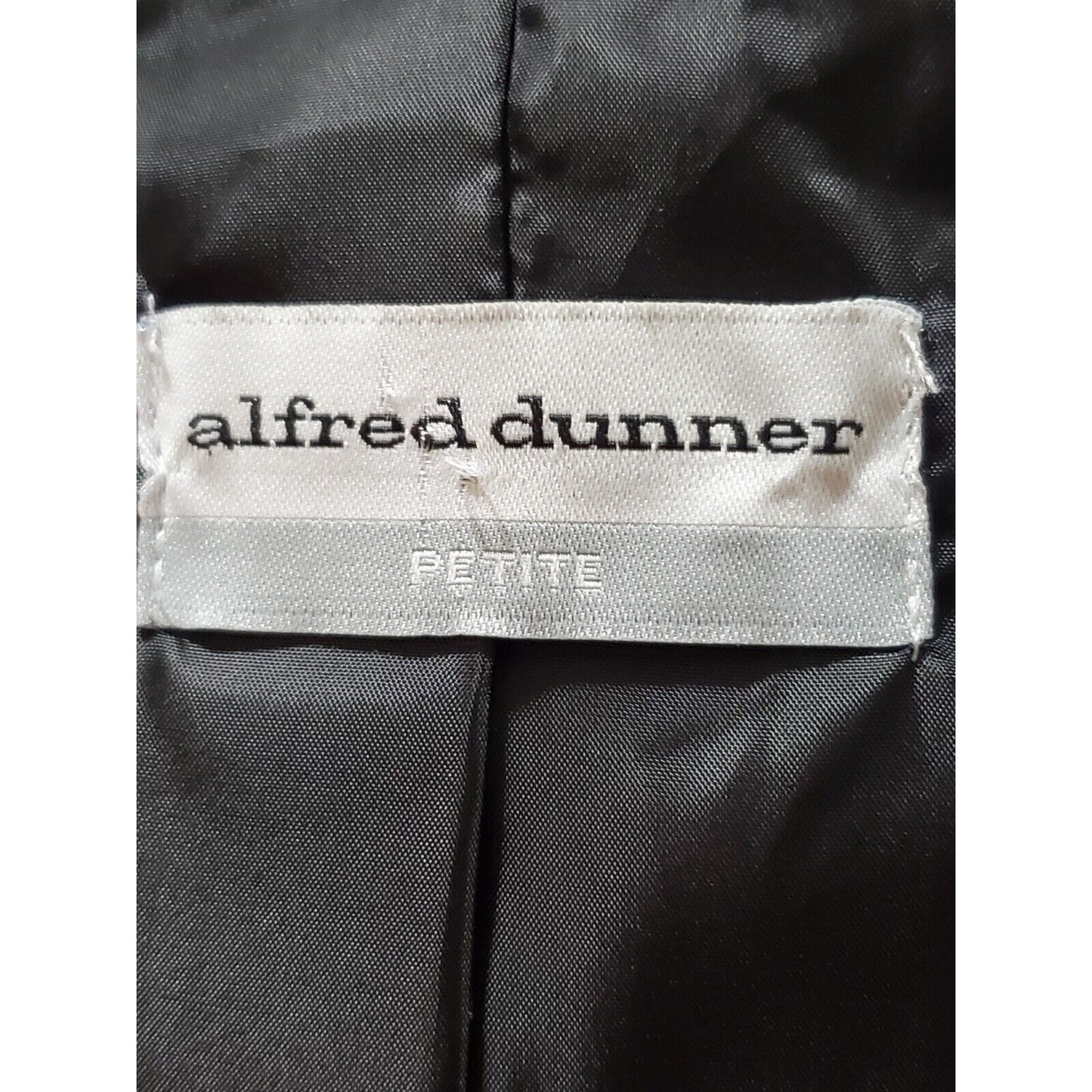 Alfred Dunner Women Multicolor Polyester Long Sleeve Open Front Jacket Size 14P