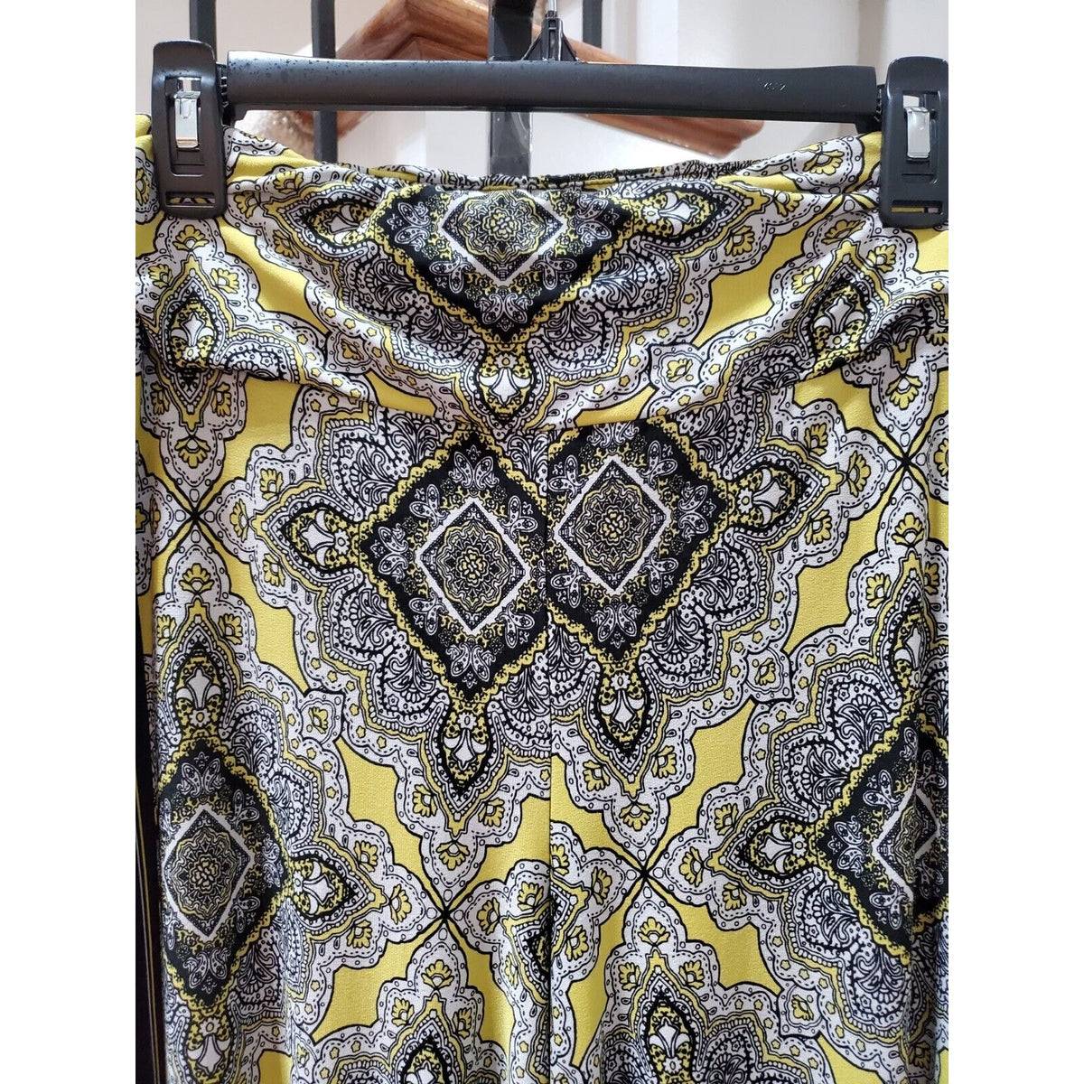 Cato Women's Multicolor Palazzo Straight Leg Pull On Trouser Pant Size Small