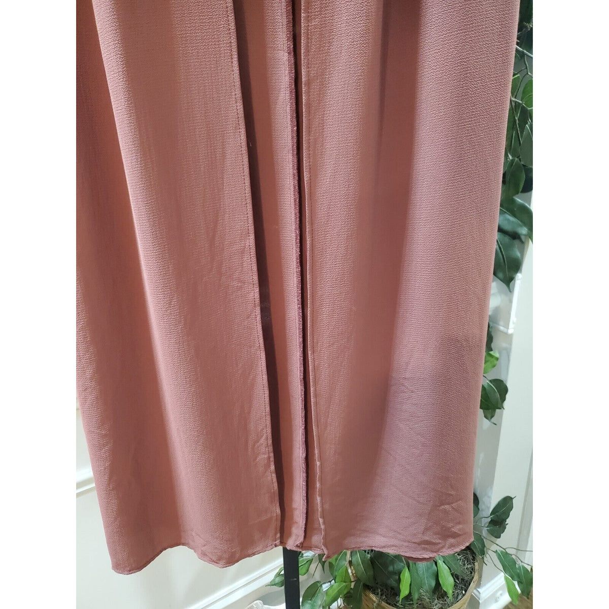 Windsor Pink High Waist Back Zip A-Line Pleated Maxi Skirt With Shorts Size S