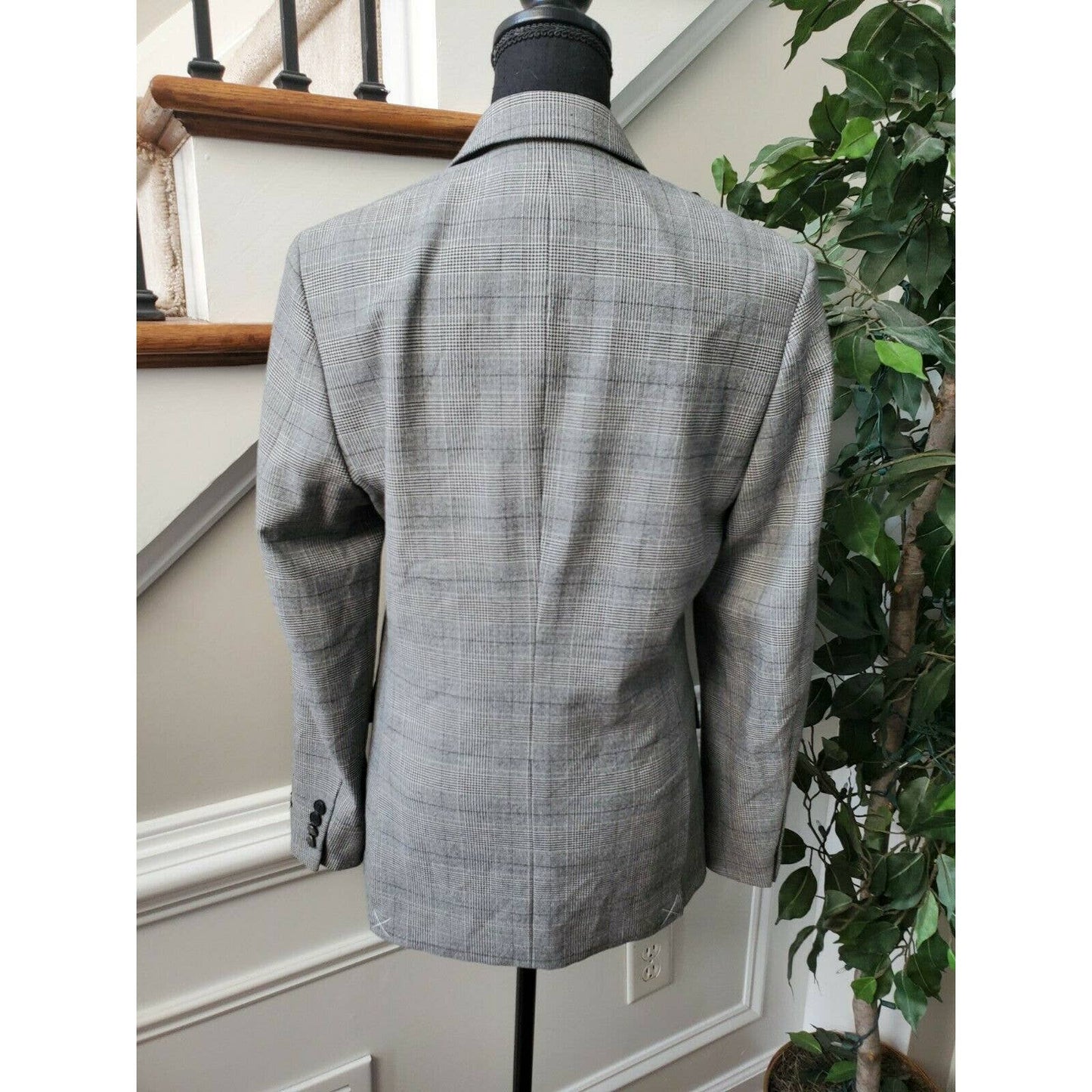 International Concepts Women's Gray Polyester LongSleeve Blazer Slim Fit Coat XS