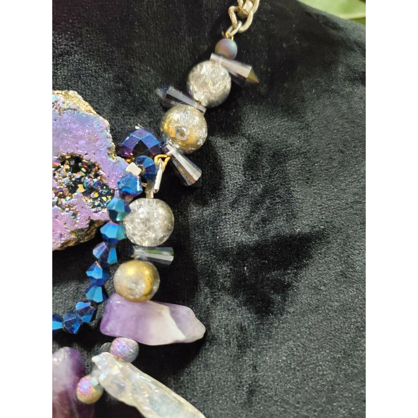 Handmade Raw Ametheyst Necklace