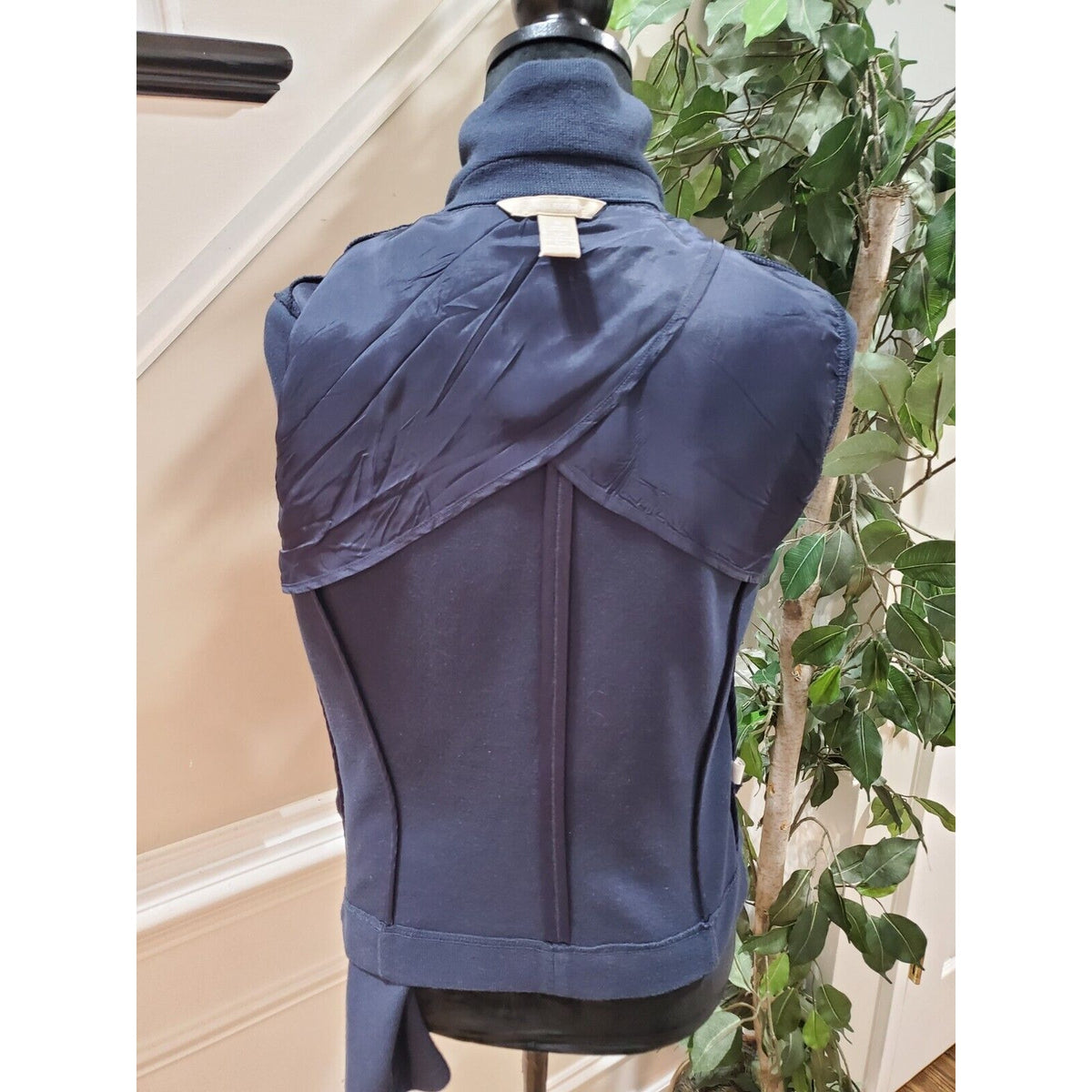 Banana Republic Women's Navy Single Breasted One Button Blazer Jacket Size S