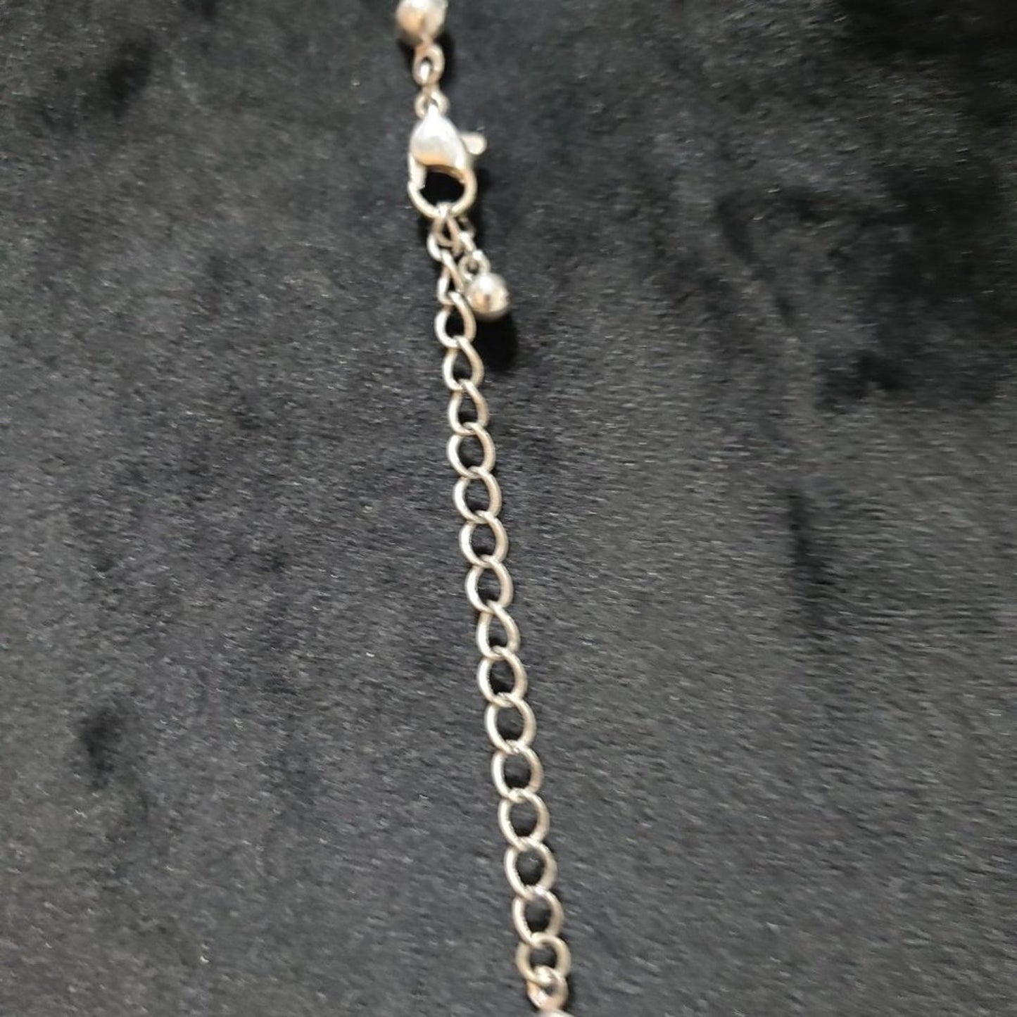 Womens  Gemstone and Silver Tone Arrow Charm Pendant Necklace with Lobster Clasp