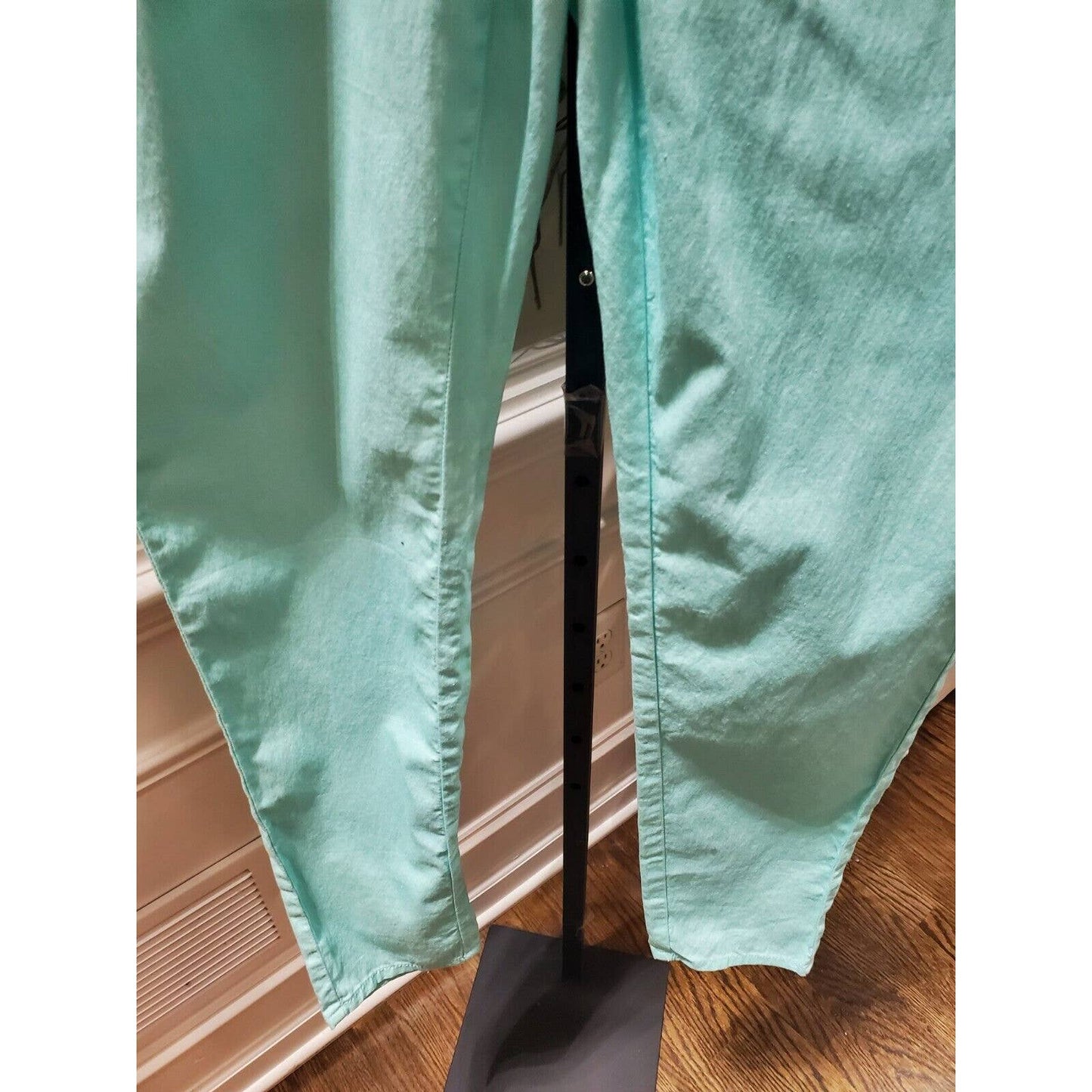 Women's Aqua Cotton & Polyester Mid Rise Pull On Casual Jeggings Pants Large