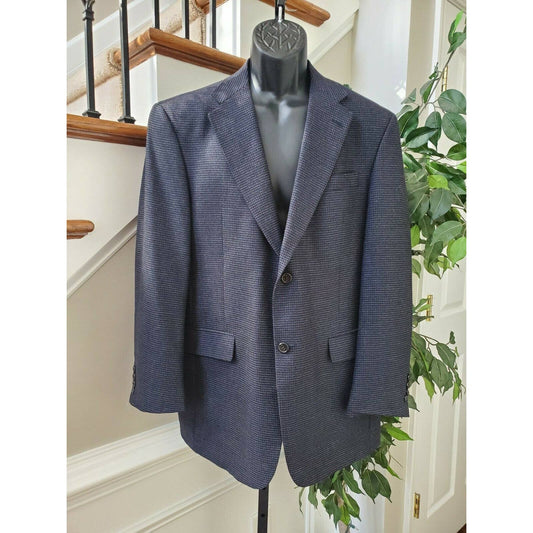 Austin Reed Men's Blue Two Buttons Long Sleeve Single Breasted Blazer Size 40R