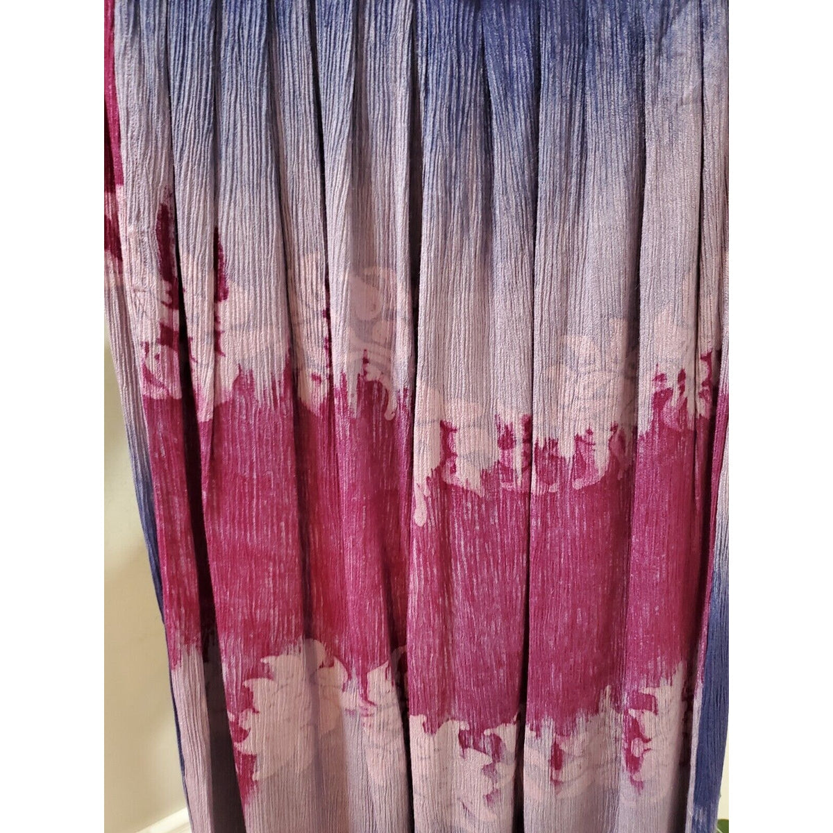 Mina Collection Womens Multicolor Tie Dye 100% Rayon Pull On Harem Pant M
