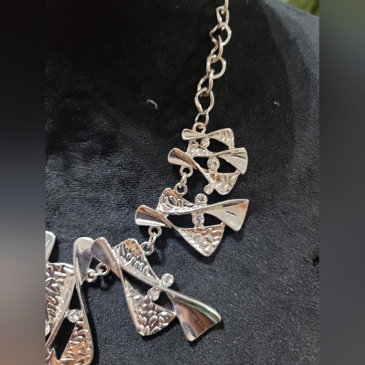 Silver Abstract Necklace