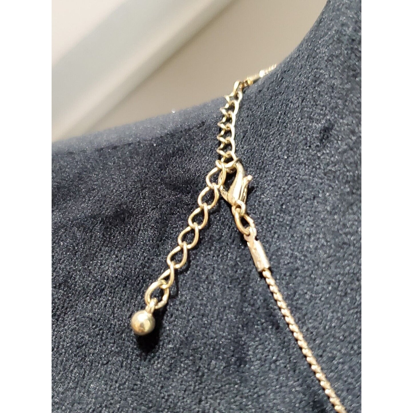 Women's Gold Bib Beads Gold Chain Statement Stylish Necklace