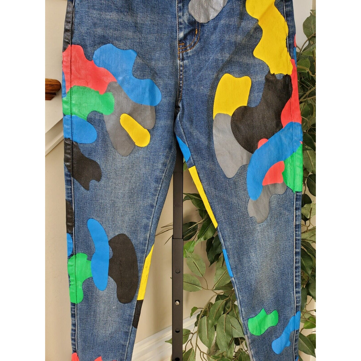 Filthy Wealth Women Blue Denim Cotton Skinny Legs Mid Rise Casual Jeans Size 26