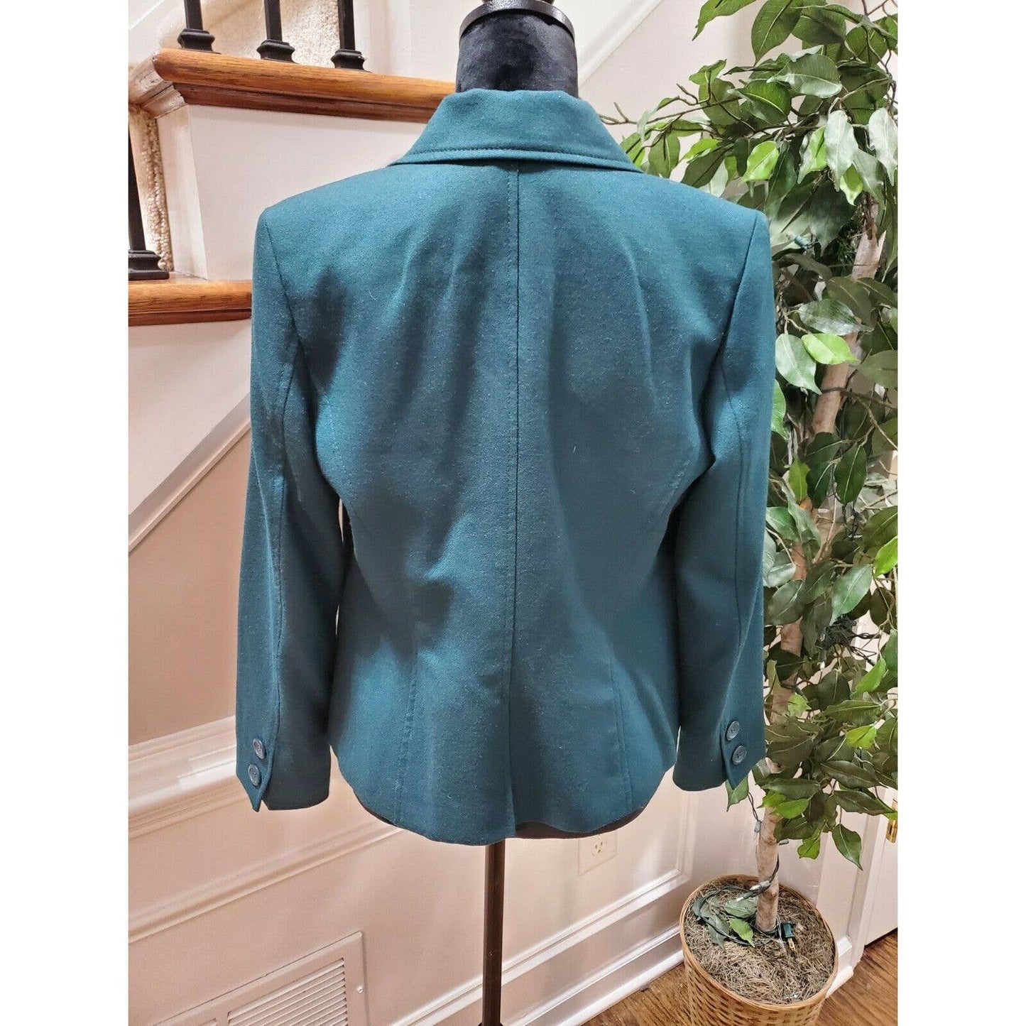 Pendleton Women's Wool Two Buttons Single Breasted Long Sleeve Blazer Size 10