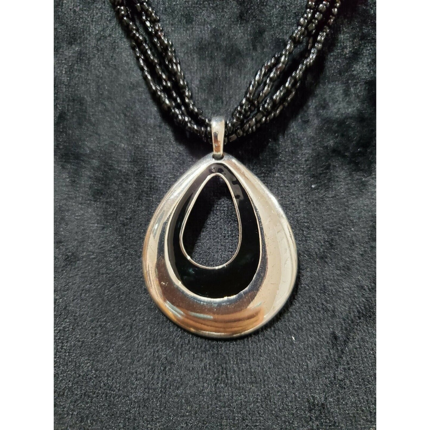 San Capsule Keepsake Tear Drop Necklace