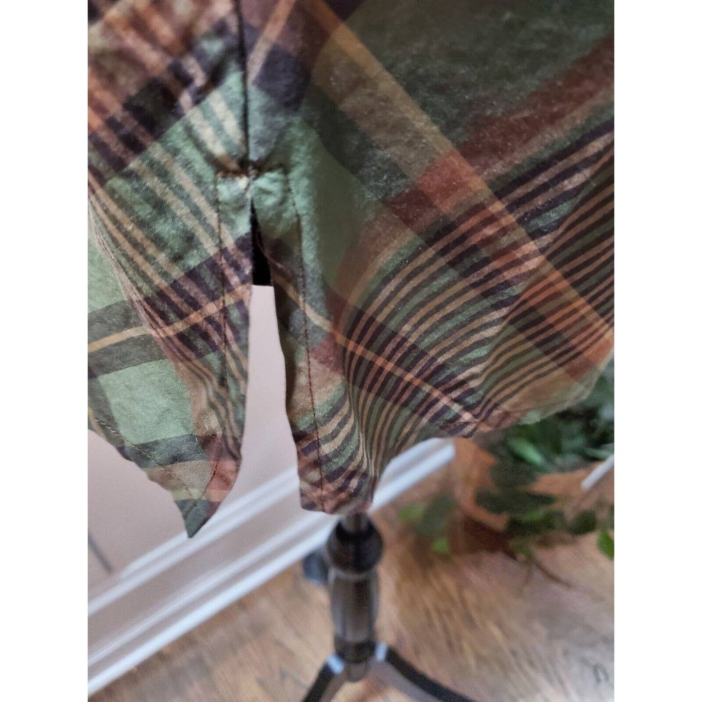 Jones New York Women Multicolor Cotton Collared Long Sleeve Button Down Shirt XL