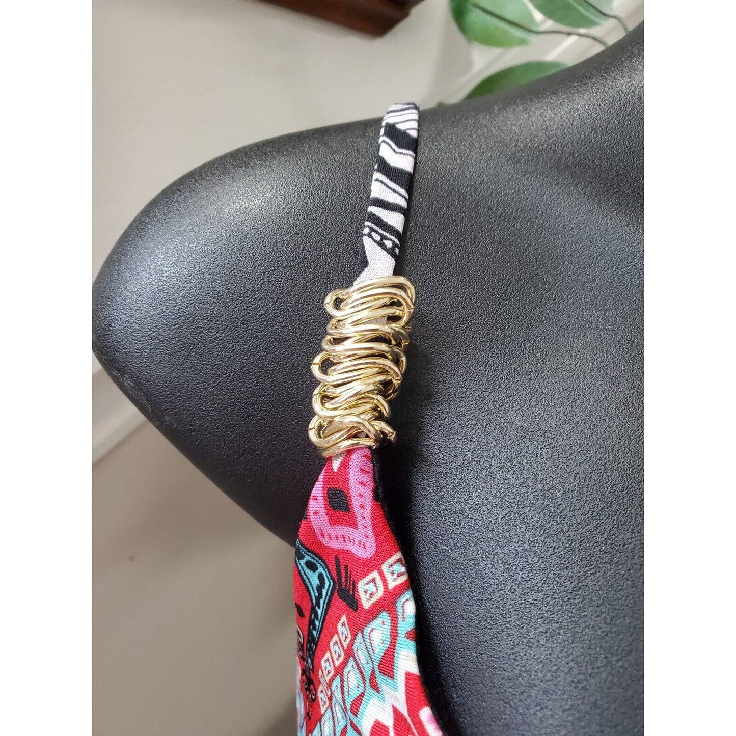 Cato Women White & Black Polyester Scoop Neck Sleeveless Long Maxi Dress Size L