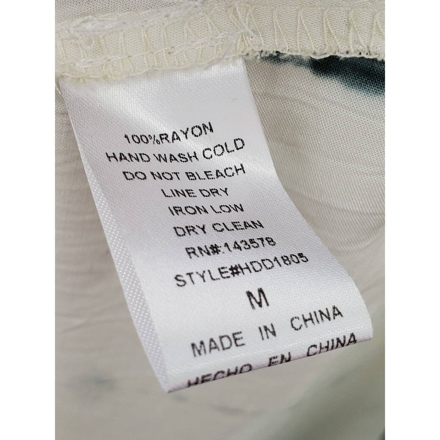 Boutique Hot & Delicious Tie Dye Rayon Square Neck Strappy Long Maxi Dress M